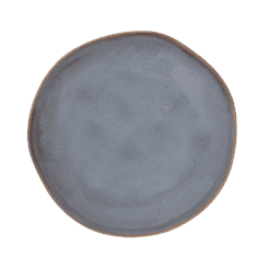 Grow Plate | Reactive Glaze, Ebony